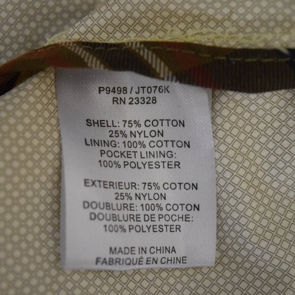 Pendleton Yellow Preppy Cotton Rain Slicker Womens Sz L Minimalist PNW Gorpcore - Picture 10 of 11